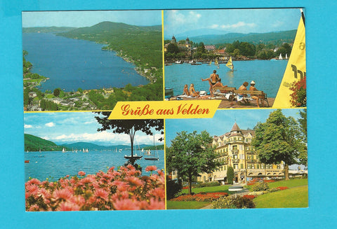 AK Grüsse aus Velden am Wörthersee.