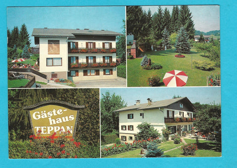 AK Velden/Wörthersee. Frühstückspension H. Teppan. Sternbergstraße 7.