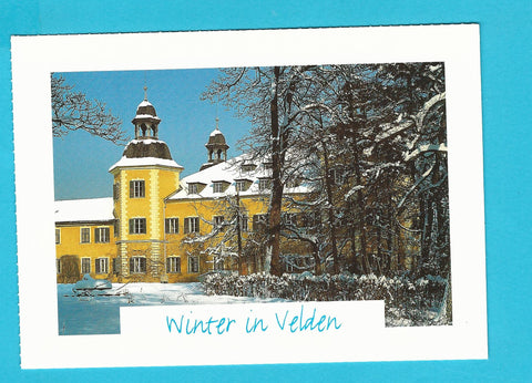 AK Winter in Velden am Wörthersee.