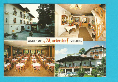 AK Velden/Wörthersee. Hotel Restaurant Gasthof Marienhof. Inh. A. und M. Kohlmaier.