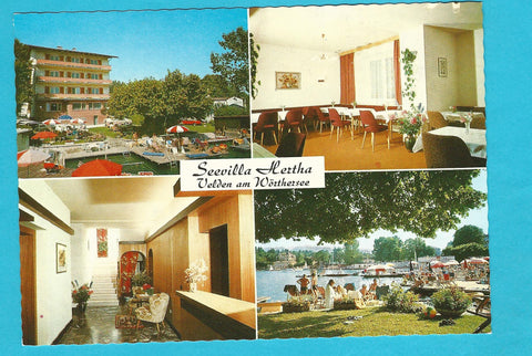 AK Velden am Wörthersee. Seevilla Hertha. Inh. P. u. H. Ogris Seepromenade 3.