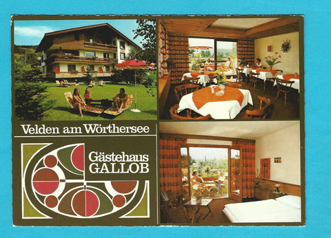 AK Velden am Wörthersee. Gästehaus Gallob. Forstseestraße 32.