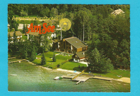 AK Velden am Wörthersee. Appartementhotel am See. Inh. P. u. M. Wülfert. Süduferstr. 129.
