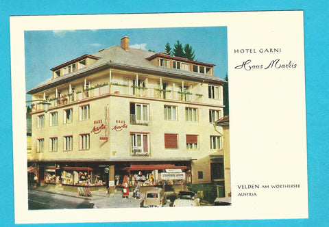 AK Velden am Wörthersee. Hotel Garni Haus Marlis.