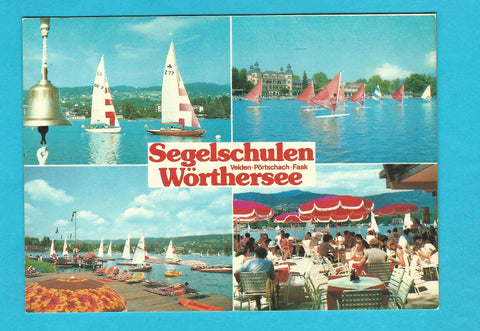 AK Velden. Golfstraße 12. Sporthotel Berger. Segelschulen Wörthersee Franz und Gretl Berger.