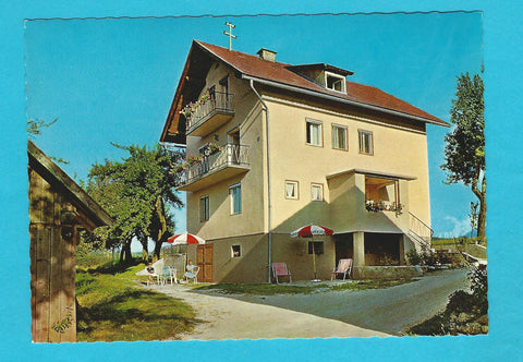 AK Selpritsch, Drauweg 7. Frühstücks-Pension Roswitha. Franz und Helene Pekastnig. Velden am Wörthersee.