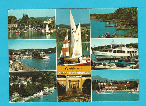 AK Grüße von Velden am Wörthersee.