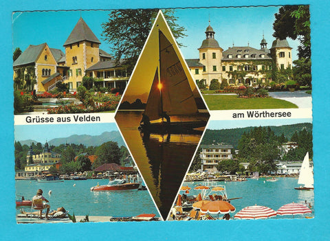 AK Grüsse aus Velden am Wörthersee.