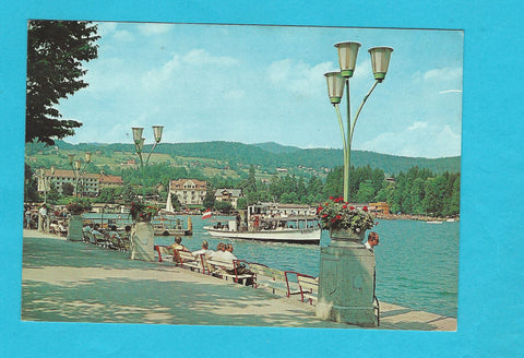 AK Strandpromenade in Velden am Wörther See.