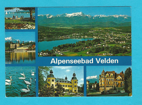 AK Alpenseebad Velden.