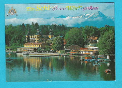 AK Velden am Wörthersee. Ein Schloß am Wörthersee.