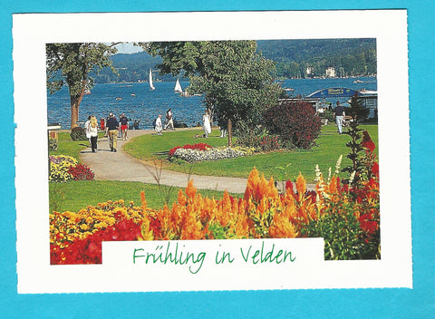 AK Frühling in Velden am Wörthersee.