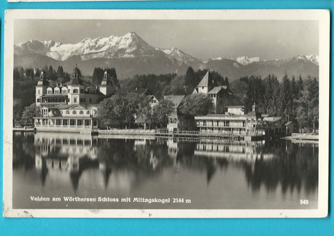 AK Velden am Wörthersee. Schloss.