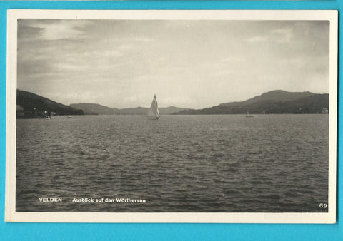 AK Velden. Ausblick auf den Wörthersee. (1926)