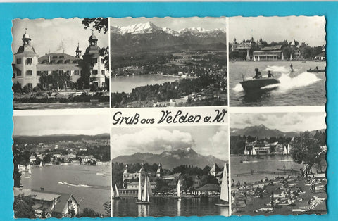 AK Gruß aus Velden am Wörthersee.