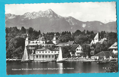 AK Velden am Wörthersee. Schloß.