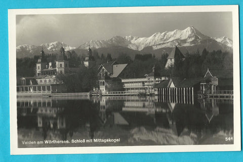 AK Velden am Wörthersee. Schloss. (1937)