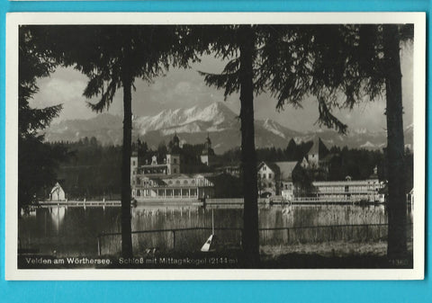 AK Velden am Wörthersee. Schloß. (1935)