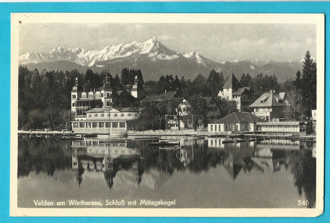 AK Velden am Wörthersee. Schloß.