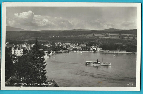 AK Die Bucht von Velden am Wörthersee. (1934)