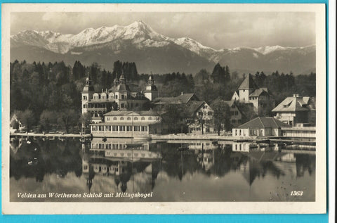 AK Velden am Wörthersee. Schloß.