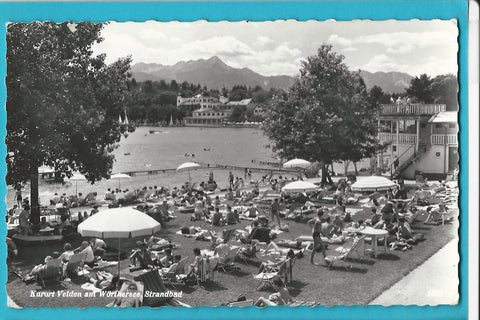 AK Velden am Wörthersee. Strandbad.