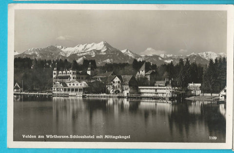 AK Velden am Wörthersee. Schloßhotel. (1940)