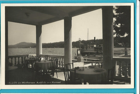 AK Velden am Wörthersee. Ausblick vom Kursaal.