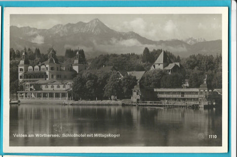 AK Velden am Wörthersee. Schlosshotel.