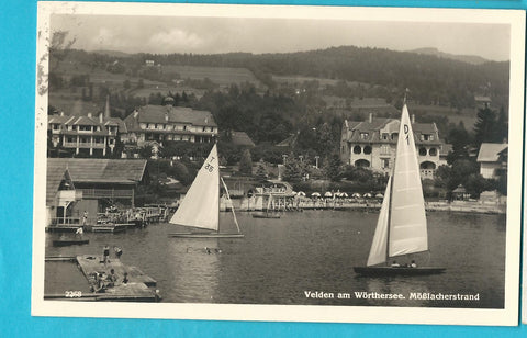 AK Velden am Wörthersee. Mößlacherstrand. (1939)
