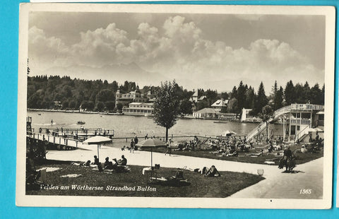 AK Velden am Wörthersee. Strandbad Bulfon.