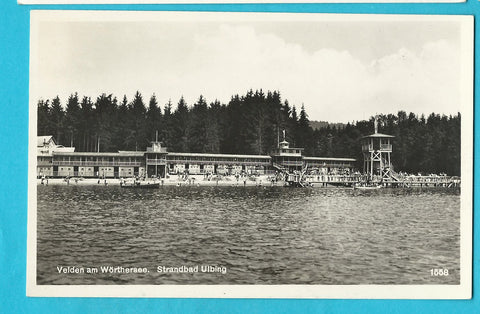 AK Velden am Wörthersee. Strandbad Ulbing. (1928)