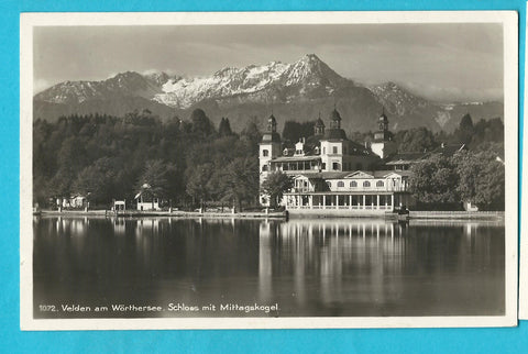 AK Velden am Wörthersee. Schloss. (1930)