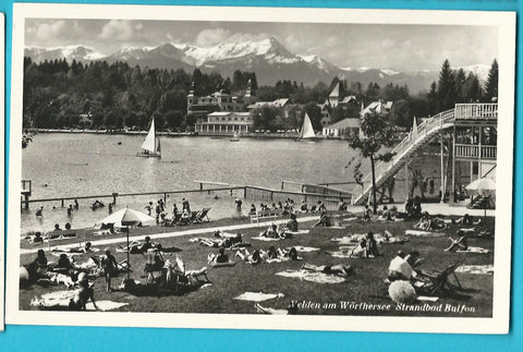 AK Velden am Wörthersee. Strandbad Bulfon.
