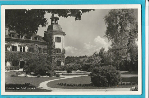 AK Velden im Schlosspark.