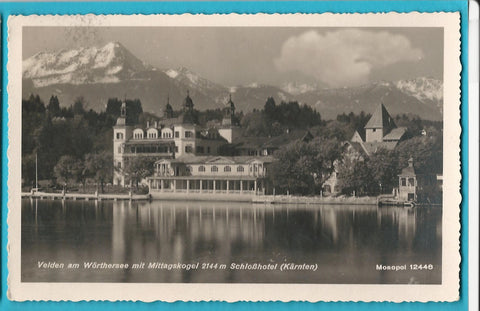 AK Velden am Wörthersee. Schloßhotel.