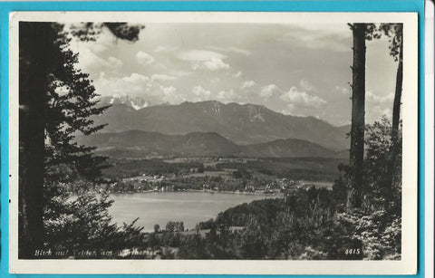 AK Blick auf Velden am Wörthersee.