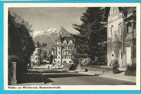 AK Velden am Wörthersee. Rosentalerstraße.