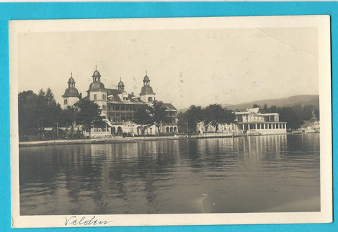 AK Velden am Wörthersee. Schloß und Hotel.