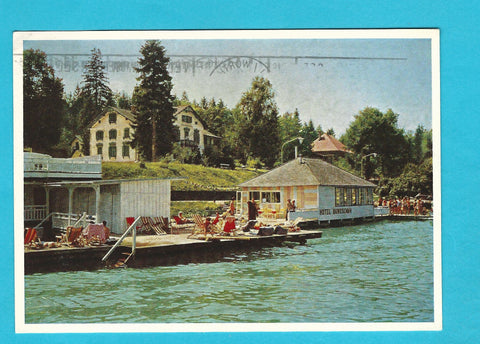 AK Velden am Wörthersee. Strandbad Hotel Bundschuh.