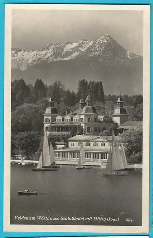 AK Velden am Wörthersee. Schloßhotel.