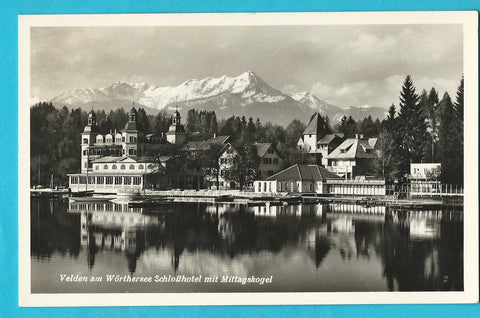 AK Velden am Wörthersee. Schloßhotel.