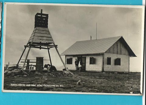 AK Gipfelhütte auf der Görlitzenkuppe.
