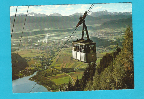 AK Kanzelbahn mit Blick auf den Ossiachersee.