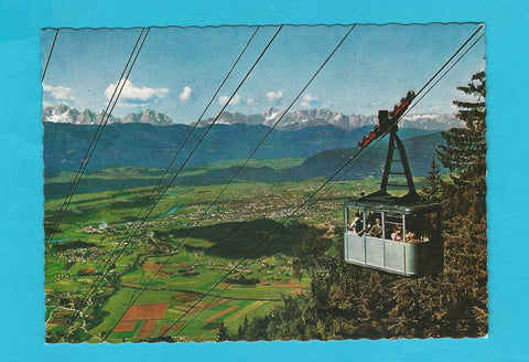 AK Kanzelbahn mit Blick auf Villach.