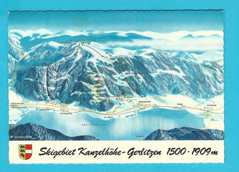 AK Skigebiet Kanzelhöhe Gerlitzen.