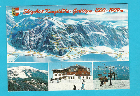 AK Skigebiet Kanzelhöhe Gerlitzen.