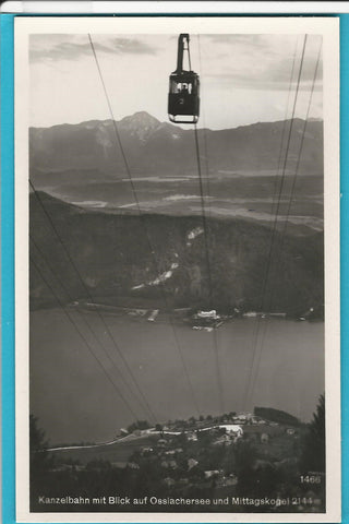 AK Kanzelbahn mit Blick auf Ossiachersee und Mittagskogel. (1939)