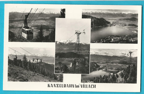 AK Kanzelbahn bei Villach.