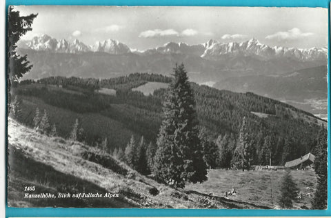 AK Kanzelhöhe, Blick auf Julische Alpen.